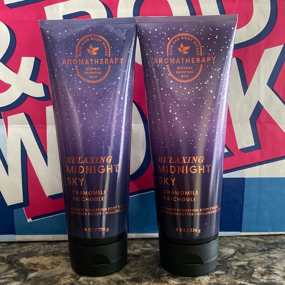 Bath & Body Works Aromatherapy Relaxing Midnight Sky set